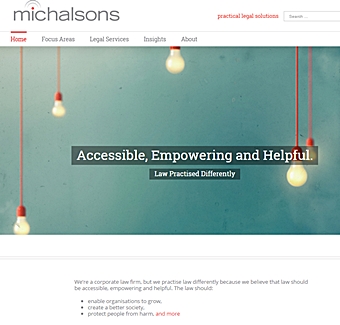 Site internet Michalsons