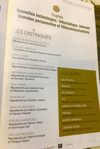 Liste des cabinets d'avocats distingués