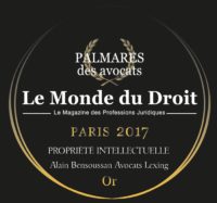 Trophée d'or Le Monde du Droit 2017 Technologies de l'information