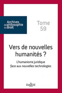 Droit de la robotique : vers de nouvelles humanités ?