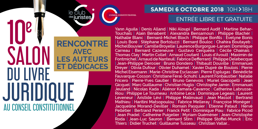 Salon du livre juridique 2018