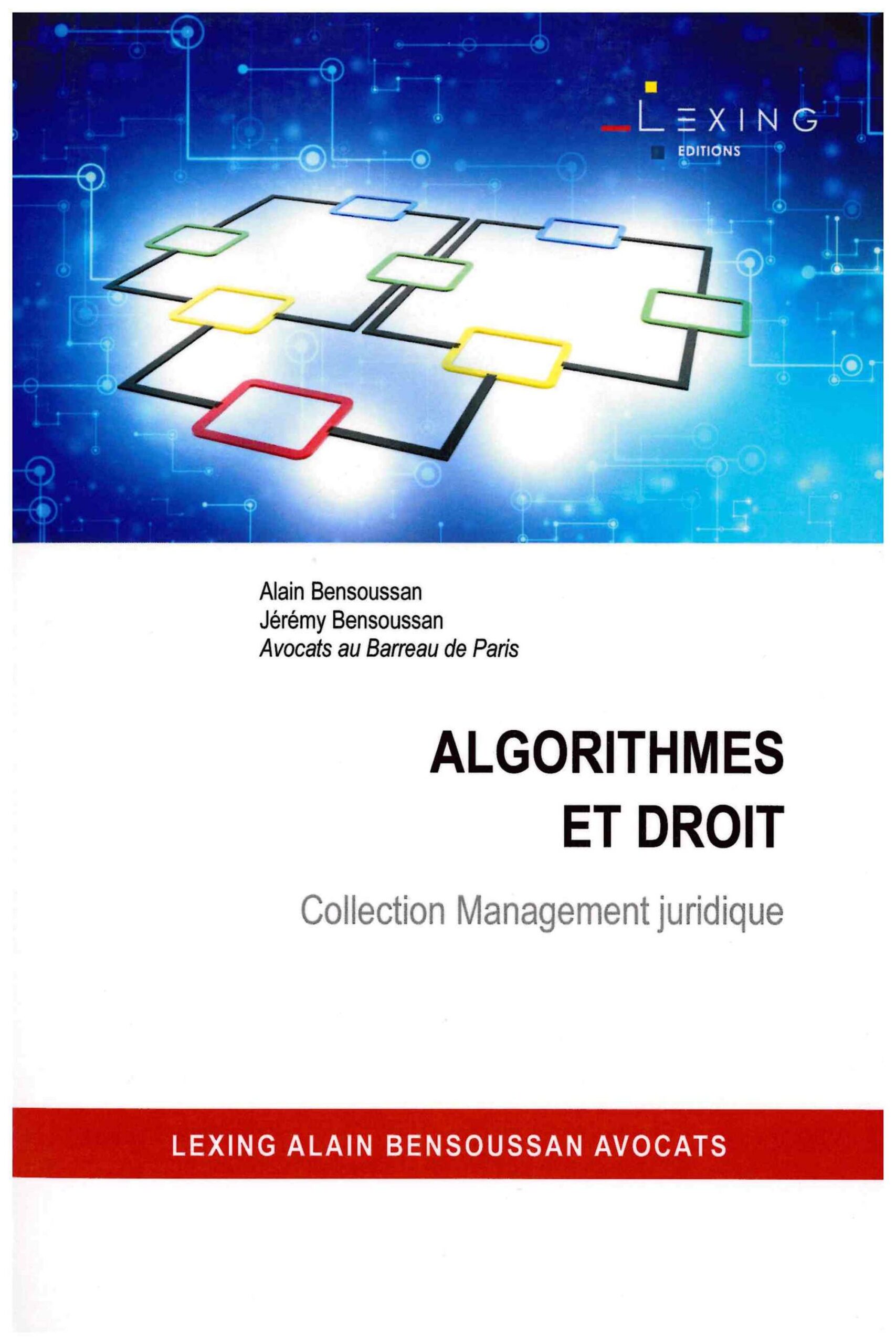 livre algorithmes et droit