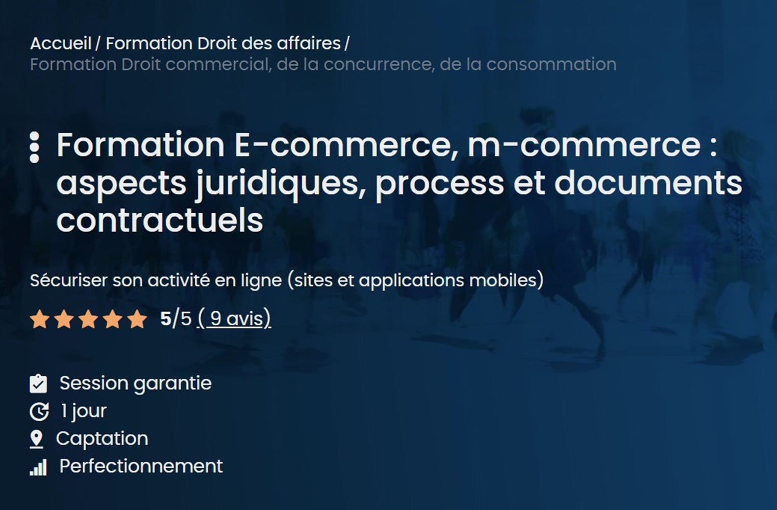 Formation E-commerce, M-commerce