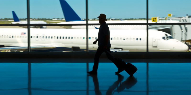 Airport Travel Tourist Terminal Airplane AIrlines in Daylight