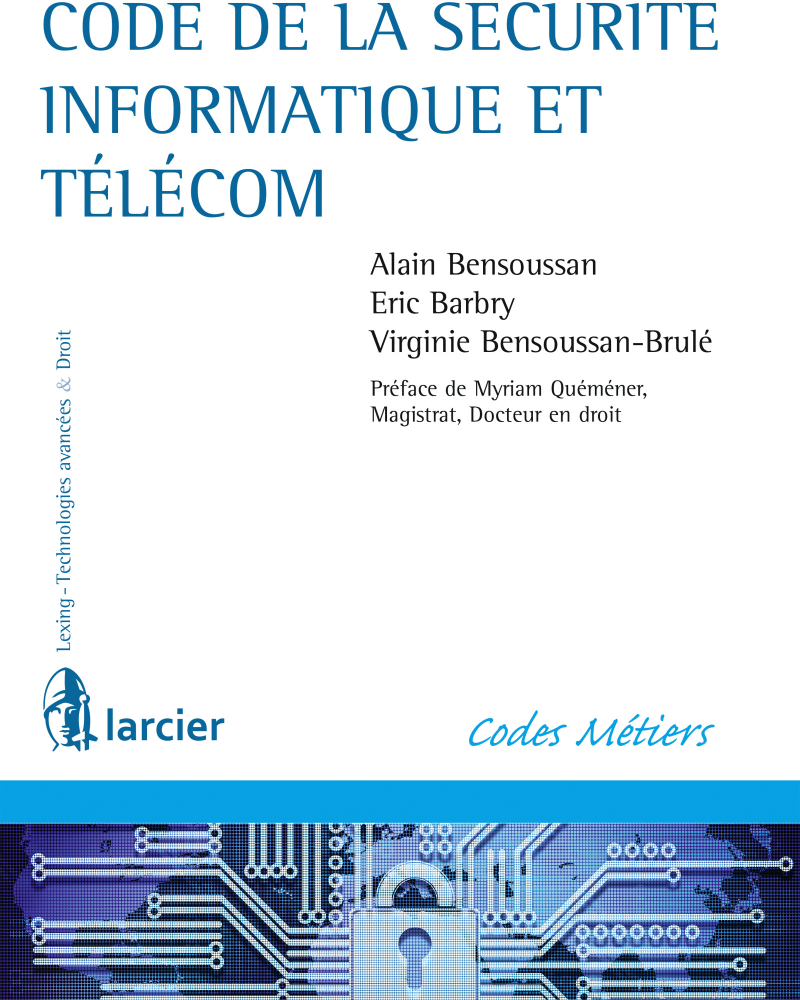 Couverture Code de la sécurité informatique et télécom